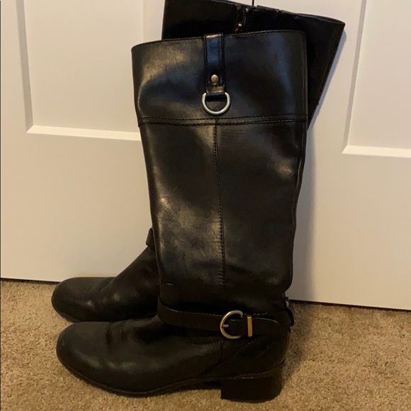 Black leather Bandolino boots - Picture 1 of 10